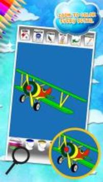 飞机着色书游戏截图4