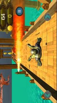 Impossible Temple escape: Gangster town wild rush游戲截圖1