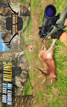 Deer Hunt Safari Sniper Animals Hunter游戲截圖2