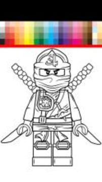 Coloring Ninj Go游戲截圖4