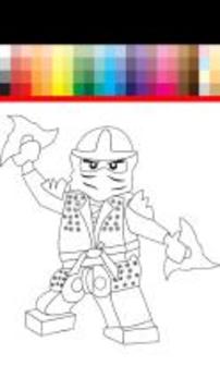 Coloring Ninj Go游戲截圖5