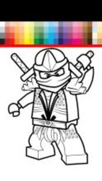 Coloring Ninj Go游戲截圖2