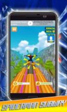 Adventure of Spider-man Subway City run游戲截圖2