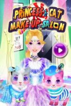 Princess and Cat Make up Salon游戲截圖1