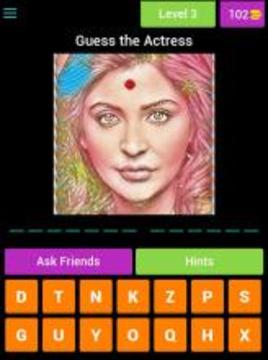 Bollywood Actress Quiz游戲截圖3