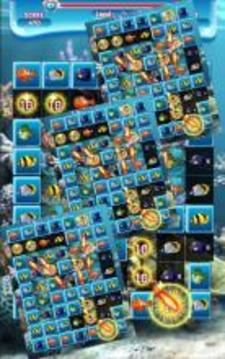 Match-3 Fish World游戲截圖5