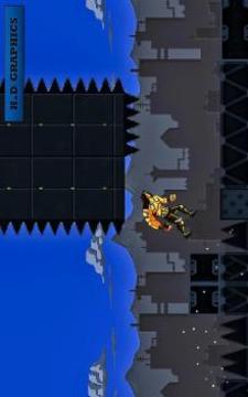 Subway Tap Pixel Gun: 2D Dash Adventure Game游戲截圖1