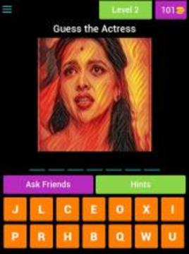 Bollywood Actress Quiz游戲截圖4