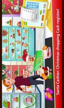 Santa Cashier: Christmas Shopping Cash Register游戲截圖1