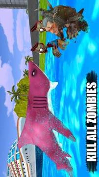 Angry Shark Attack 2018 - Zombie Hungry Games游戲截圖1