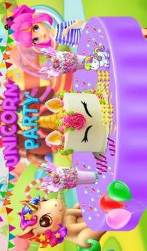 Unicorn Food Party Cake & Ice Cream Slushy游戲截圖5
