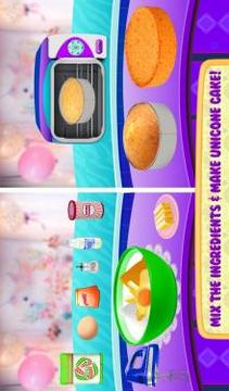 Unicorn Food Party Cake & Ice Cream Slushy游戲截圖4