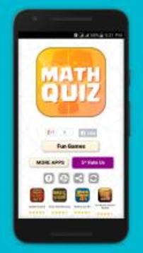 Math Quiz Game ~ Cool Math Games with Equation游戲截圖1