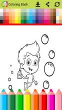 Coloring Game Mermaid Guppies游戲截圖3