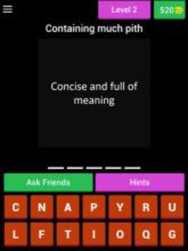 Top TOEFL Vocabulary Free游戲截圖2