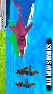 Angry Shark Attack 2018 - Zombie Hungry Games游戏截图5