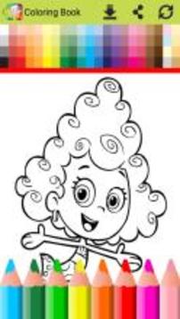 Coloring Game Mermaid Guppies游戲截圖5