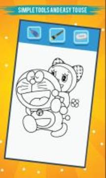 Coloring Pages for Doraaemon游戲截圖5