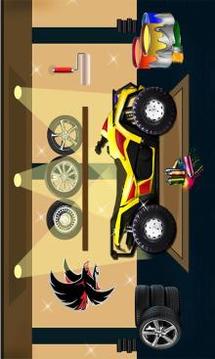 Quad Bike Wash And Repair Salon - Quad Car Stunt游戲截圖3
