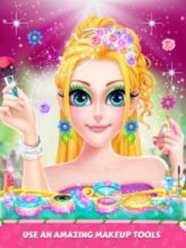 Crazy Flower Girl Makeup and Dressup Salon游戲截圖2