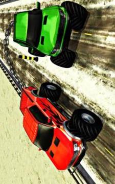 Chained Cars Racing Games Stunt Truck Driver 3D游戲截圖5