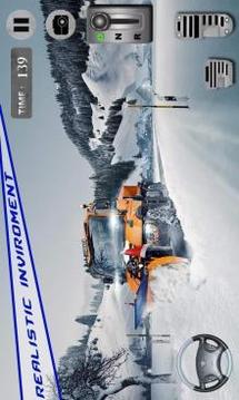 Snow Plow Truck Driver 3D游戲截圖1
