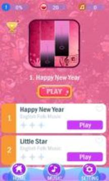 Pink Cute Piano Tiles 2018游戲截圖1