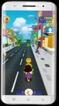 Subway Dora Run:Surfer in the road游戲截圖4