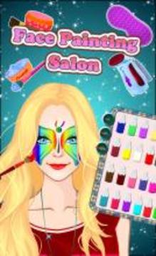 Princess Face Painting and Makeup Christmas Style游戲截圖3