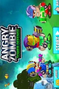 Angry Zombie Tower Defense游戲截圖1