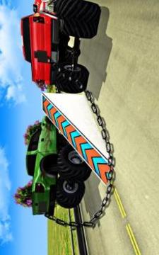Chained Cars Racing Games Stunt Truck Driver 3D游戲截圖4