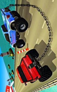 Chained Cars Racing Games Stunt Truck Driver 3D游戲截圖2