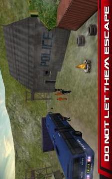 Cops Bus Driver: Crazy 3D Sim游戲截圖2