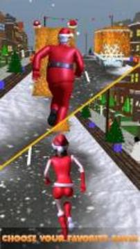Subway Santa Run - Endless Rush游戲截圖4