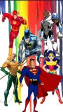 Coloring book for justice heroes游戲截圖1