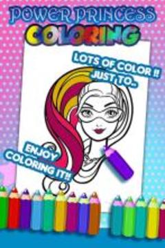 Princess Barbi Coloring Game游戲截圖2