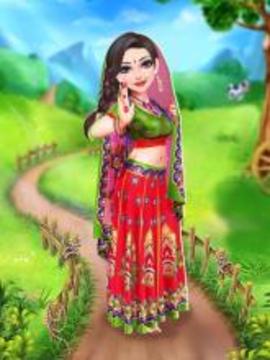 Indian Wedding Girl Makeup游戲截圖1