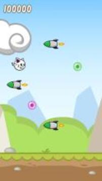 Rocket Cat - Addictive Free Hopping Game游戲截圖4
