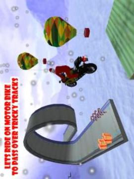 Santa BMX Bike Rider: Tricky Rooftop Stunts游戲截圖4