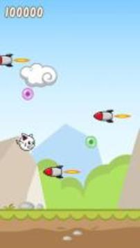 Rocket Cat - Addictive Free Hopping Game游戲截圖2