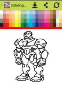 Coloring book for justice heroes游戲截圖5