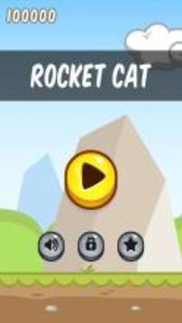 Rocket Cat - Addictive Free Hopping Game游戲截圖1