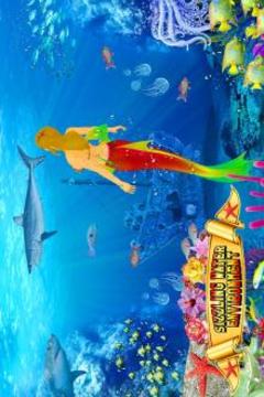 Cute Mermaid vs Sea Animals游戲截圖4