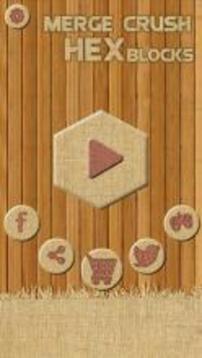 Merge Crush Hexa Block! Puzzle游戲截圖1