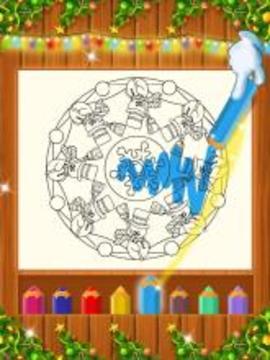 Christmas Mandala Drawing Fun游戲截圖3