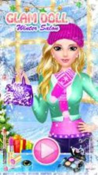 Glam Doll Chic North Pole Winter Salon游戲截圖1