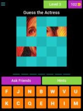 Bollywood Actress Quiz Trivia游戲截圖3