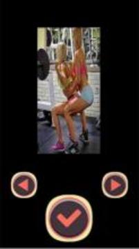 Sexy Squat Fitness Girls Game游戏截图3