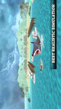 Blue whale : Angry Shark Sim 2018游戲截圖2