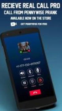 Fake Call from Pennywise Prank游戲截圖1